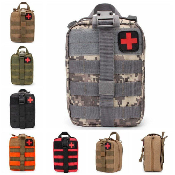 Outdoor Travel First Aid Kit Tactical Medical Bag Multifunctional Waist Pack Camping Climbing Emergency Case Survival Kits