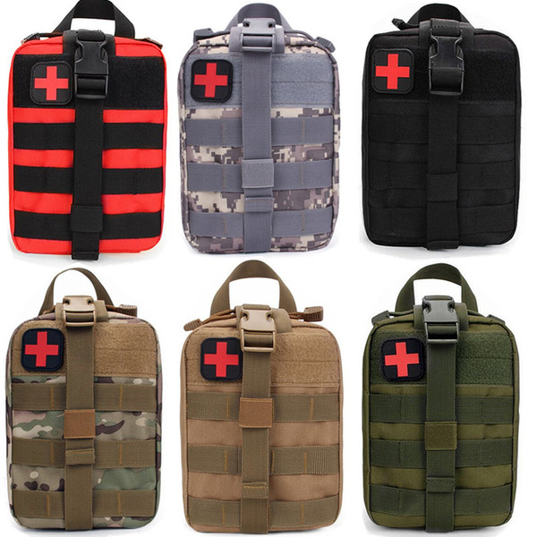 FIRECLUB Outdoor First Aid Bag Only Molle Medical Cover Emergency Program Package Travel Hunting Utility Pouch