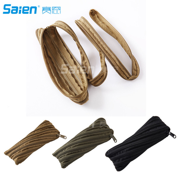 Unique Design EDC Debris Pouch Outdoor Survival Paracord Zipper Bag Sports Parachute Cord Rope Handbag