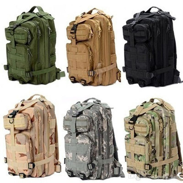 Fashion 1000D Nylon 30L Waterproof Outdoor Sport Rucksacks Tactical Backpack Sports Camping Hiking Trekking Fishing Hunting Bag.