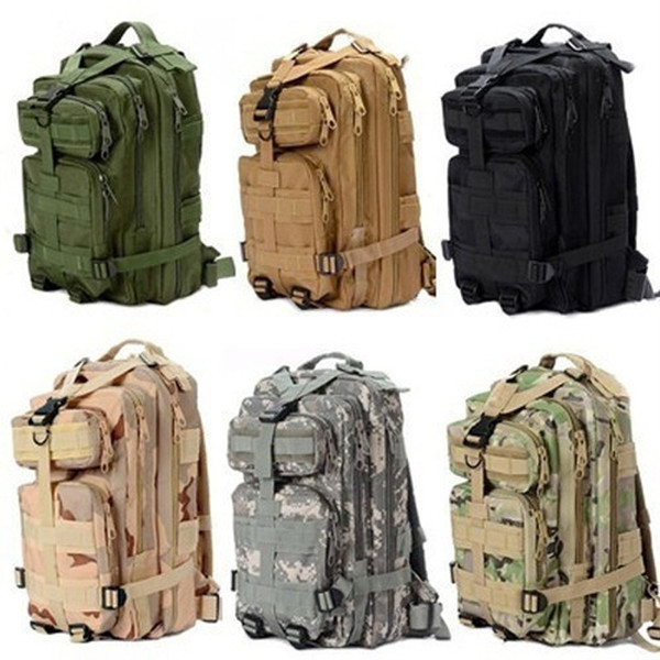 Fashion 1000D Nylon 30L Waterproof Outdoor Sport Rucksacks Tactical Backpack Sports Camping Hiking Trekking Fishing Hunting Bag.