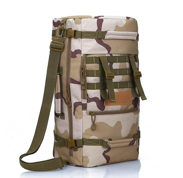 Tactical Backpacks Hiking Bags new Large-capacity outdoor tactical backpack Camouflage bag Shoulder bags Mountaineering travel 50L