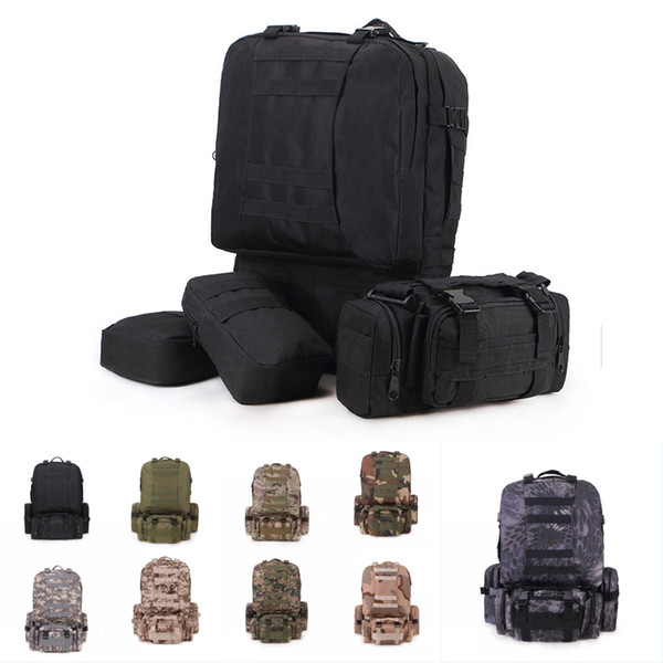 2019 Styles Oxford Outdoor Tactical Backpack Camouflage Bags Mountaineering Climbing Rucksuck Men Camping Hiking Backpacks Travel Bag G582F