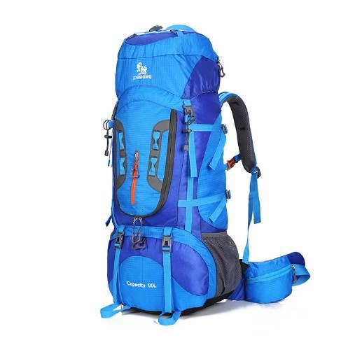 80L Large Capacity Outdoor backpack Camping Travel Bag Professional Hiking Backpack Rucksacks sports bag Climbing package 1.45kg