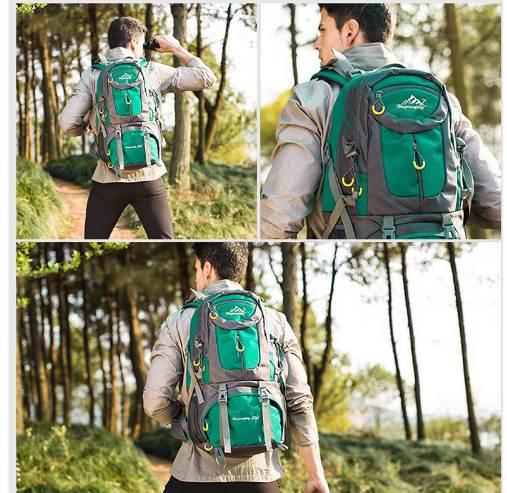 Outdoor Sport Bag Backpack Climbing Rucksack Waterproof Mountaineering Bags Hiki.