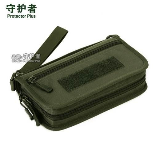 6 inches Mini Portable Tactical Wallet Handbag for Men Camping Hiking Bag Camouflage Bag Waist Bag Pack Polyester Card Purse