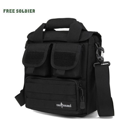 FREE SOLDIER Outdoor Sports Men's Tactical Handy Bags CORDURA Material YKK Zipper Single Shoulder Bags For Hiking Camping