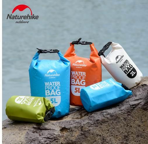 NatureHike 2L 5L Outdoor Waterproof Bags Ultralight Camping Hiking Dry Organizers Drifting Kayaking Swimming Bags NH15S222-D