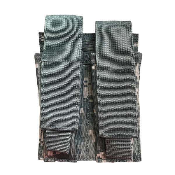 Outdoor Tactical gear 100% Polyester Wargame and Airsoft equipement ALA-08 Double Pistol Mag Pouch