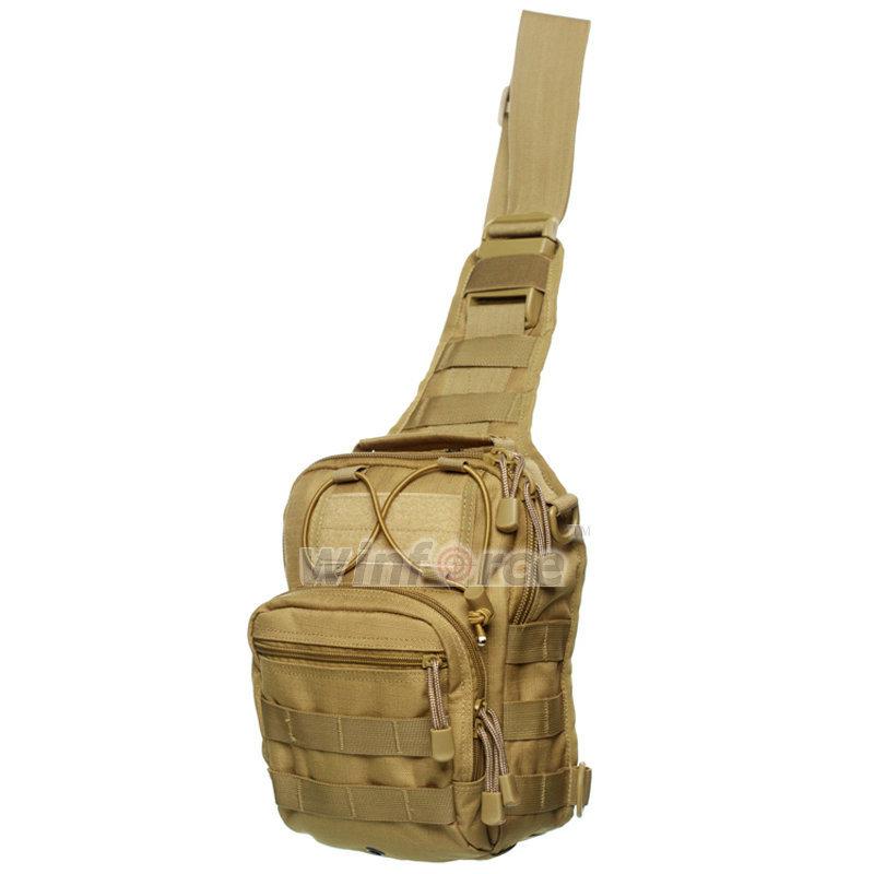 WINFORCE / JWS-01 Tactical Chest Bag / by Polyester 600D RIPSTOP / QUALITY GUARANTEED OUTDOOR SHOULDER BAG