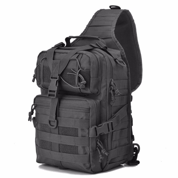 Tactical Assault Pack Sling Backpack Army Molle Waterproof EDC Rucksack Bag for Outdoor Hiking Camping Hunting 20L