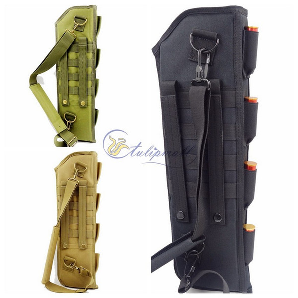 Survival Gear Tactical Pouches Molle Pouches Short Barrel Shotgun Scabbard Bag ,Outdoor Camping Portable Shoulder Sling Holster Bag