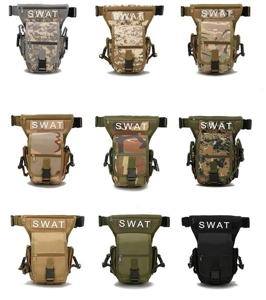 Men Multi-purpose Leg Bag Racing Drop Motorcycle Outdoor Bike Cycling Thigh Tactical Bag Camo Riding Thermite Versipack