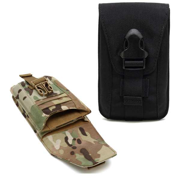 MOLLE 2 in 1 tactical Phone case Pouch holster for 2 pcs 5.5