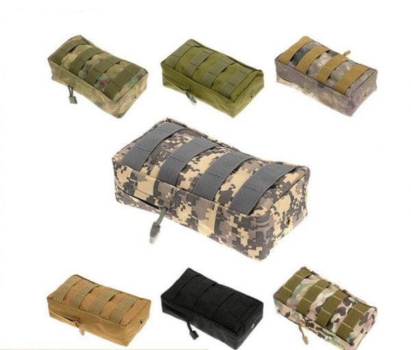 Tactical MOLLE PALS Modular Waist Bag Pouch Utility Pouch Magazine Pouch Mag Accessory Medic Tool Pack