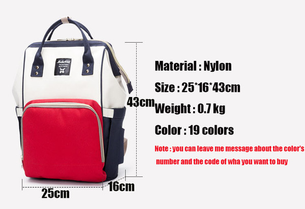 2018 Hot Sale New Fashion Waterproof Mother and Baby Backpack Large Capacity Multifunction Daypack Pregnant Woman's Bagpack