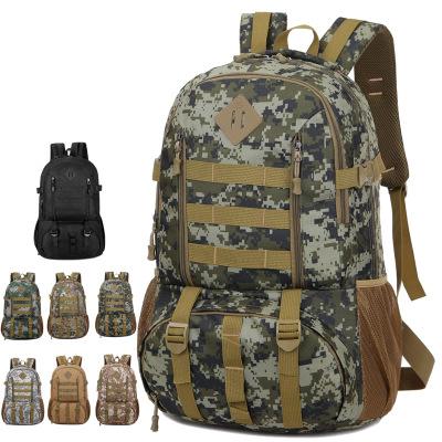 Hot 50L Molle Camo Tactical Backpack trekking Army Mochila Waterproof Hiking Hunting Backpack Tourist Rucksack Outdoor Sport Bag