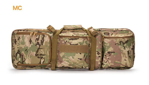 Airsoft Tactical Heavy Slip Carrying Dual Case Gun Bag for Hunting Shoulder Pouch Fishing Backpack