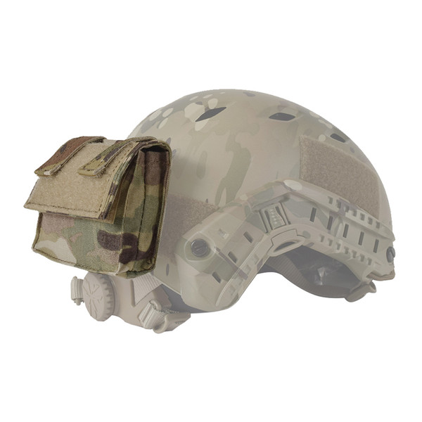 Helmet Cover Removable Rear Pouch 2019 Tactical Fast Helmet Accessories team patch Utility Pouch Helmet Gear Pouch Multicam