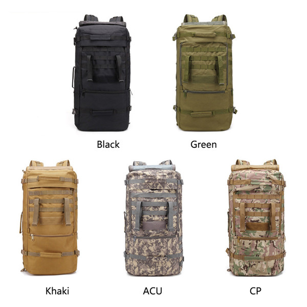 Outdoor mountaineering bag high quality 600D oxford sports camouflage backpack tactical multi-function shoulder bags for women and men