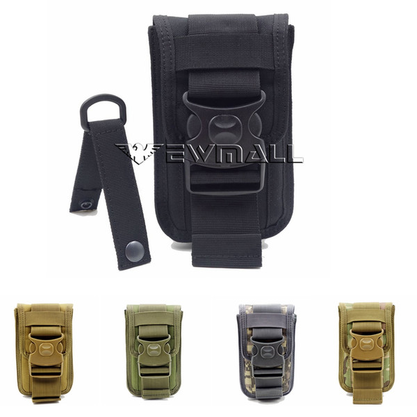 Molle Tactical Waist Pack Shockproof Double Phone Pouch Wallet Card Hand Bag Hunting Pack