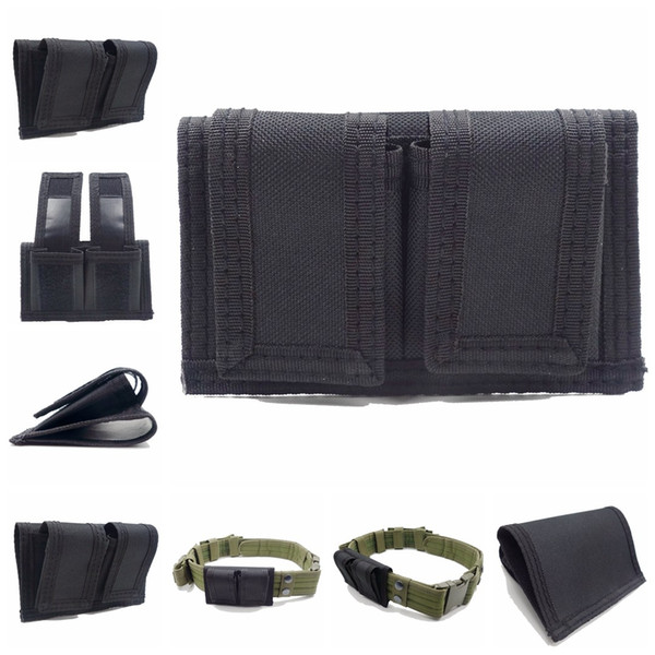 Double Speedloader Belt Pouch Universal Fit 22 Mag thru 44 Mag, Multifunction concealed carry Tactical Molle Pouches