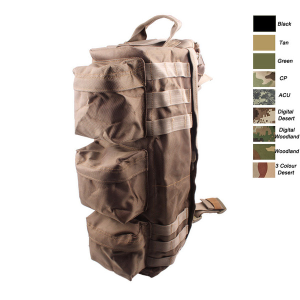 Oudoor sports Waterproof Tactical Pack / Chest Bag/ Rucksack / Knapsack / Assault Combat Camouflage Tactical Long Backpack NO11-004