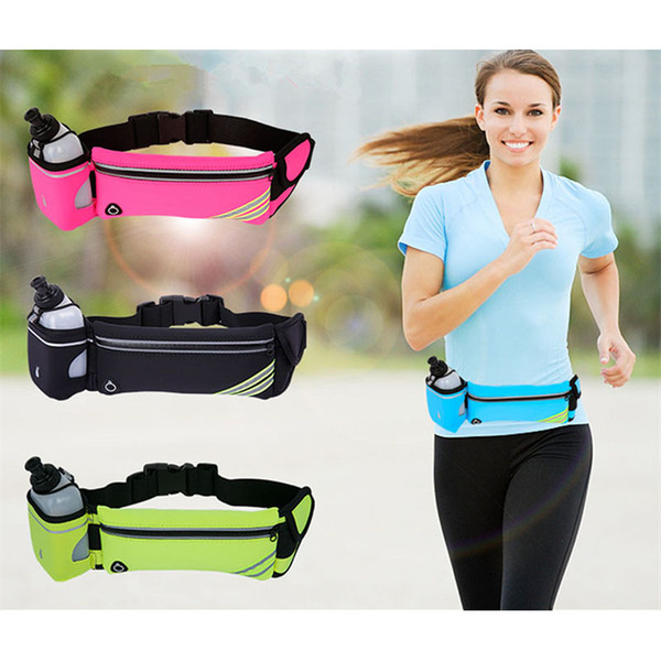 Men And Women Sports Running Bags Outdoor Water Bottle Pockets 1 piece water bottle light weight waist pocket ZSBB-10