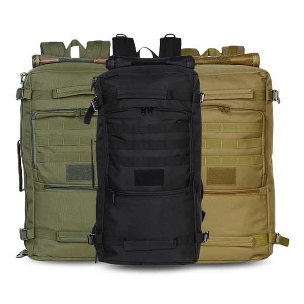 60L Large size Tactical Backpack Shoulder Bag Sport Outdoor for Hunting Camping