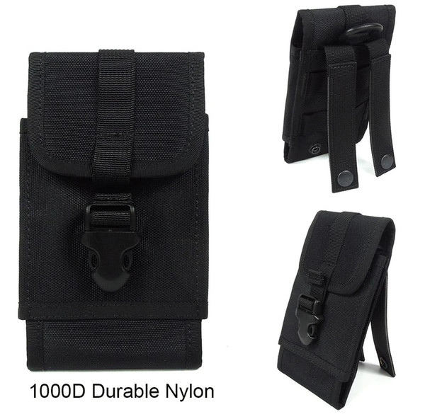 Tactical Nylon mobile phone case pouch 1000D Nylon waterproof molle phone holder bag for 4.7