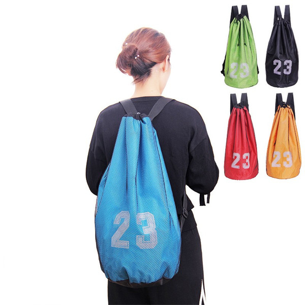 Basketball Football Training Bag Durable Network Package Bundle Pocket Fitness Exercise Portable Storage Bags High Strength Convenient 15ph