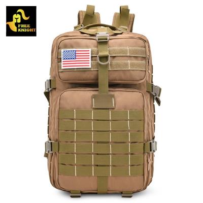 Free Knight 9252 Tactical Backpack Assault Pack Army Bag with US Flag Patch Durable buckles for a great long use