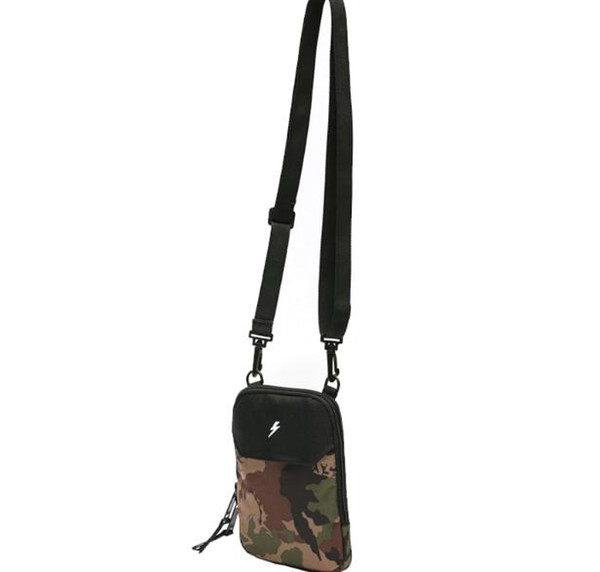 Jungle camouflage retro sports wind men and women tide brand small bag certificate key storage bag new