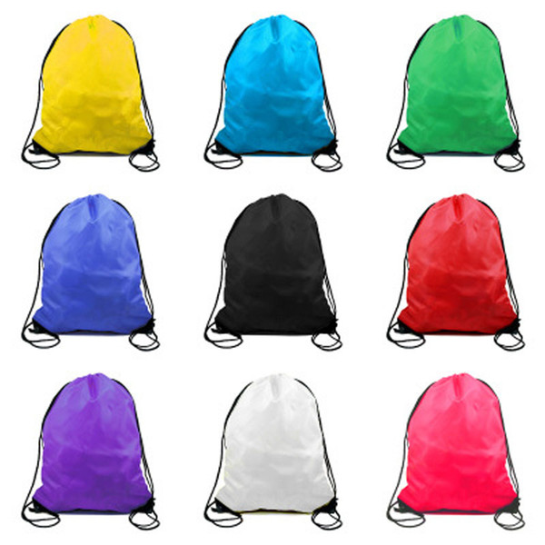 40cm x 60cm Customize Large Big Giant Polyester Drawstring Backpack Bag Outdoor Sports Camping Shopping Training Travel Backpack Bag 022