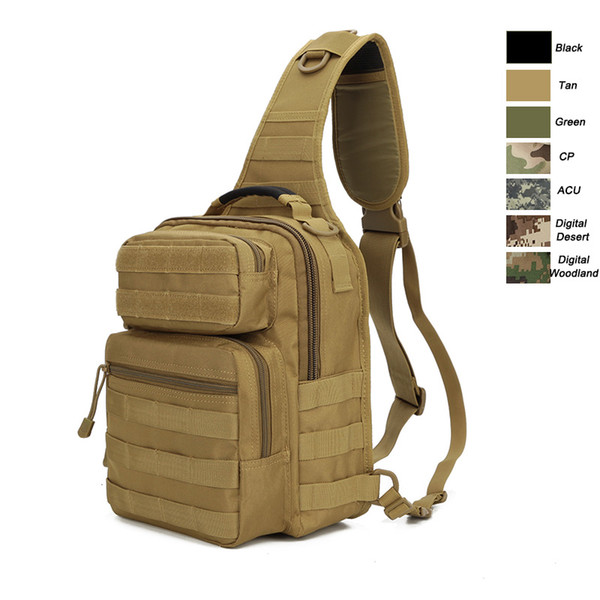 Oudoor Sports Waterproof Tactical Pack / Rucksack / Knapsack / Assault Combat Camouflage Versipack Tactical Molle 7L Chest Bag NO11-112