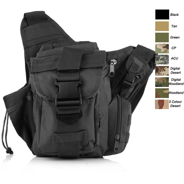 Oudoor Sports Waterproof Tactical Pack / Rucksack / Knapsack / Assault Combat Camouflage Versipack Tactical Molle Shoulder Bag NO11-200