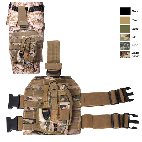 Oudoor Sports Bag Tactical Pack Assault Waistpack Combat Waist Pack Camouflage Camo Upgraded Tactical Leg Bag NO11-456