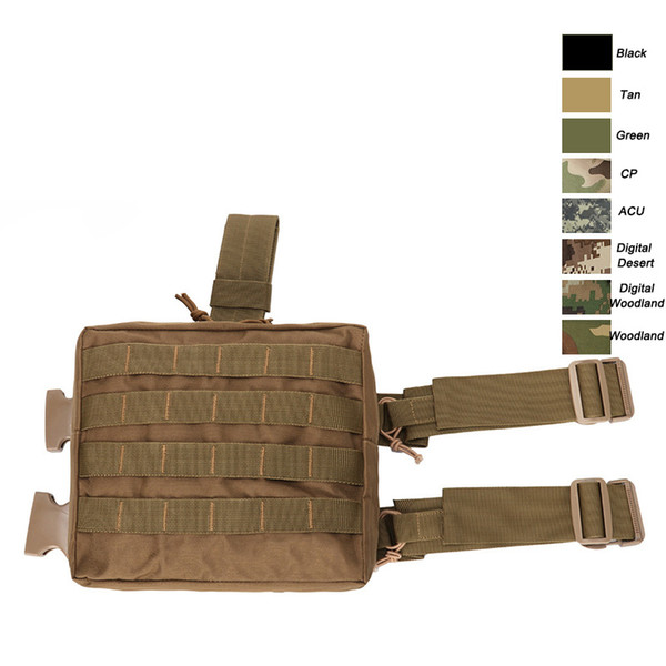 Oudoor Sports Bag Tactical Pack Assault Waistpack Combat Waist Pack Camouflage Camo Upgraded Tactical Leg Bag NO11-455