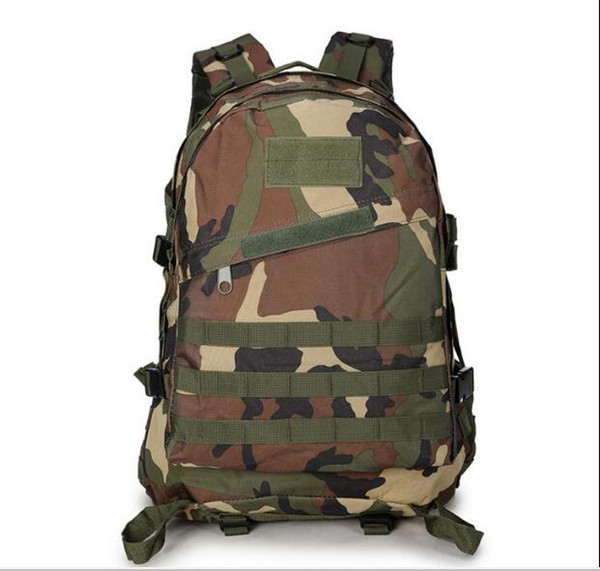 New outdoor men's backpack camouflage tactical shoulder bag large capacity multi-function travel mountaineering bag product height 50cm