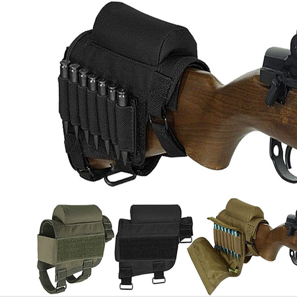 FIRECLUB Tactical Buttstock Cheek Rest with Ammo Carrier Case Holder for .308 .300 Winmag