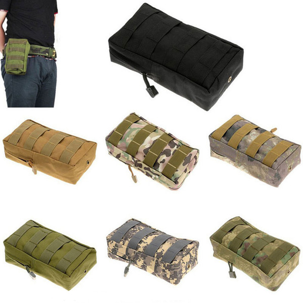 Outdoor waterproof tactical accessories small debris storage bag molle accessory bag outdoor sports storage pockets