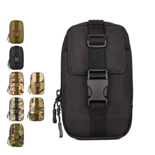 Tactical Waist Packs MOLLE Accessories Package 6 inch Phone bag for Cycling Climbing Running