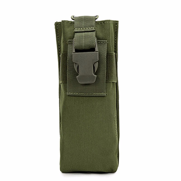 Tactical Airsoft Paintball Hunting Molle Radio Walkie Talkie Pouch Outdoor Sports Water Bottle Canteen Bag