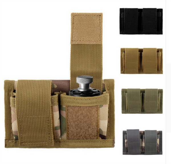 New Design Tactical Double SpeedLoader Pouch Mag Holder Universal Hunting Revolver Clip Holster Molle Waist Pack For outdoor Hunting Hiking