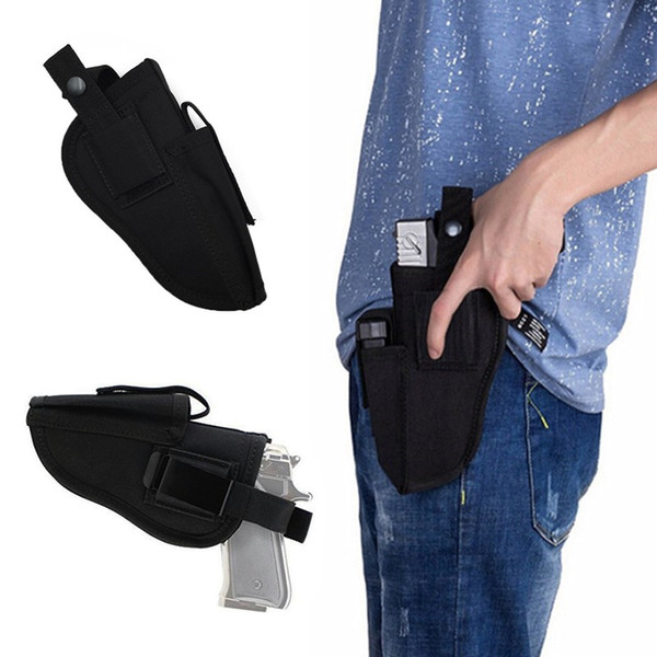 FIRECLUB Tactical Hand Gun Pistol Holster Left Right Hand Shooting Airsoft Hunting Gun Pouch With Mag Slot Holder Holster