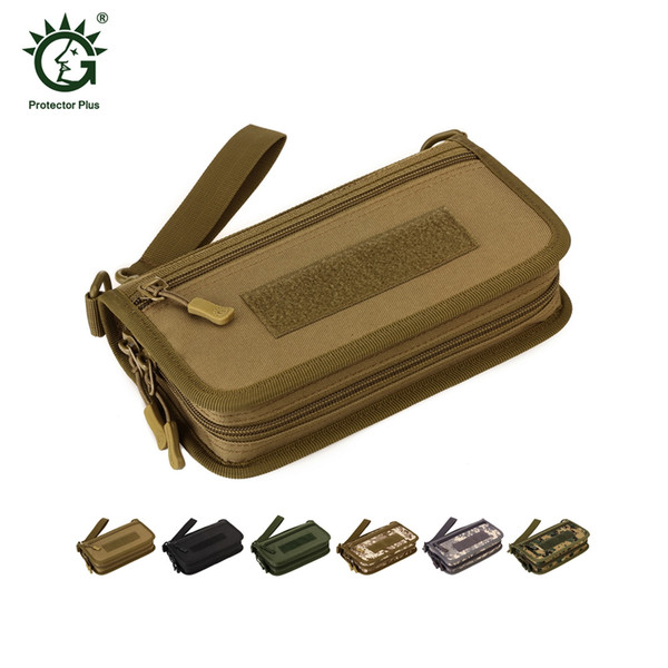 Protector Plus Tactical Camouflage Wallet Horizontal Hand Bag Mobile Phone Pouch