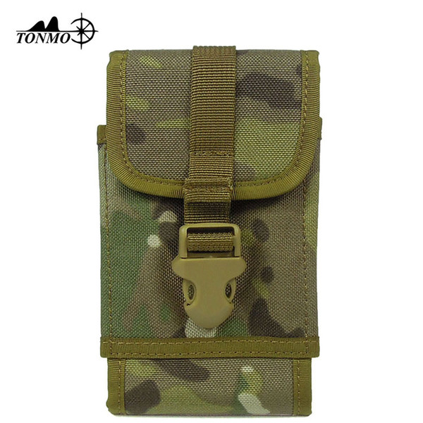 Tactical mobile phone pouch molle phone case waist pack for 5.5