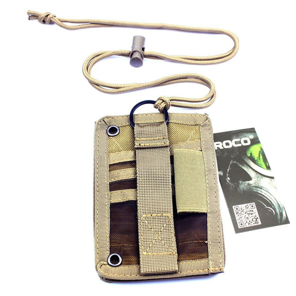 Tactical ID Card Holder Hook & Loop Patch Badge Holder Neck Lanyard Key Ring and Credit Card Organizer for Exhibitors, Students