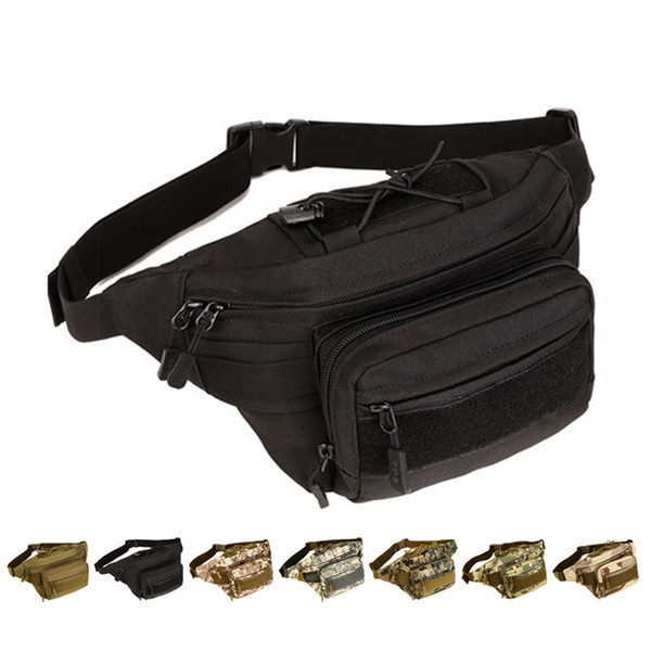 Tactical Waist Bag Waterproof Fanny Pack Shoulder Bag Hip Belt Bag for Hiking Climbing Riding