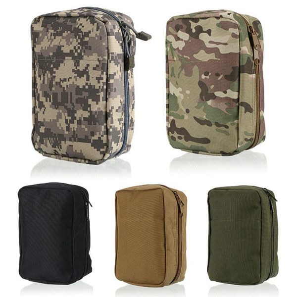 Camouflage Canvas Camping Climbing Bag Tactical Hip Waist Belt Wallet Pouch Purse Phone Case Tactical Waist packs A-2